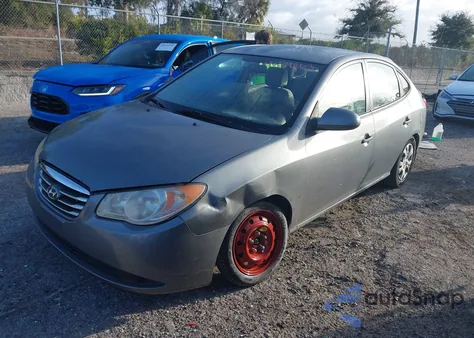 2010 Hyundai Elantra Blue from USA, damaged, VIN KMHDU4AD4AU047875